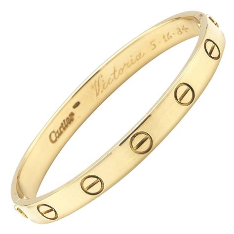 Cartier Love Bracelet Yellow Gold at 1stDibs .